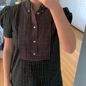 Ralph Lauren Plaid Holiday Shirt Dress